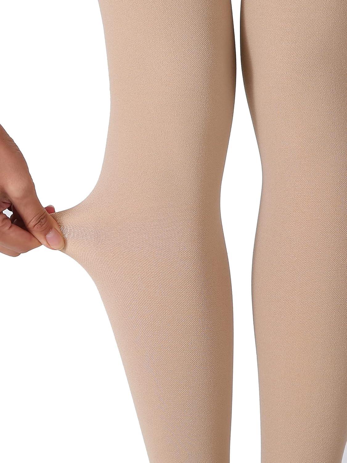 Thigh High Compression Stockings Closed Toe Pair Firm Support 20-30mmHg  Gradient Compression Socks with Silicone Band Unisex Opaque Best for Spider  & Varicose Veins Edema Swelling Beige XXL XX-Large Beige
