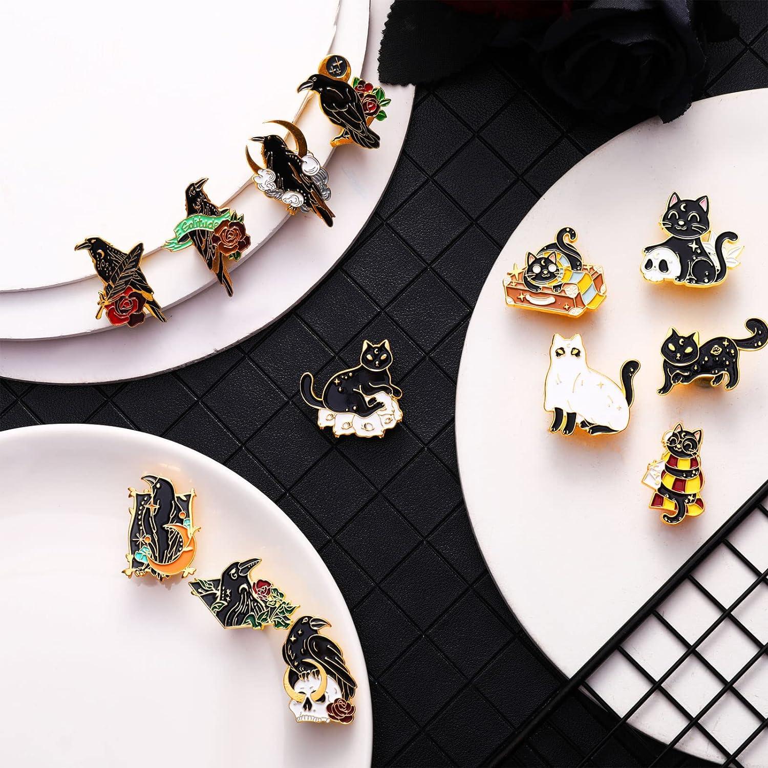 26 Pcs Butterfly Pins Set Cute Backpacks Pins Cats Black Crow Gothic Pins  Aesthetic Pins for Women Men DIY Badge Clothing Jackets Bags Decoration -  Yahoo Shopping
