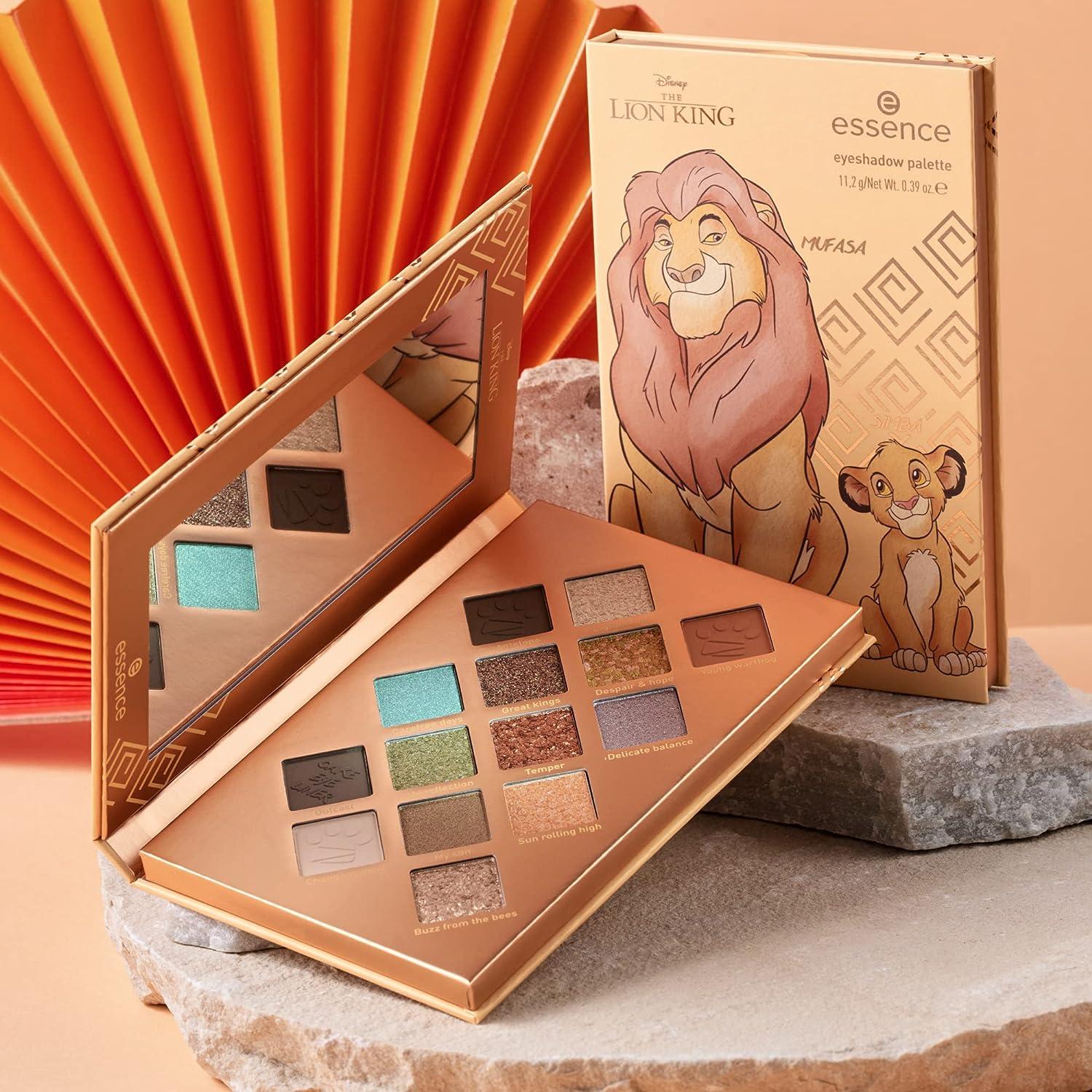 essence | The Lion King | Highly Blend 14 Edition | Oil Cruelty to & Limited Pigmented Disney Vegan Paraben Free & Matte | Metallic Easy | Shadows Collection Eyeshadow Palette 