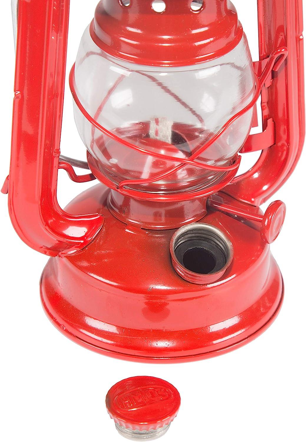 Stansport Hurricane Lantern, Red