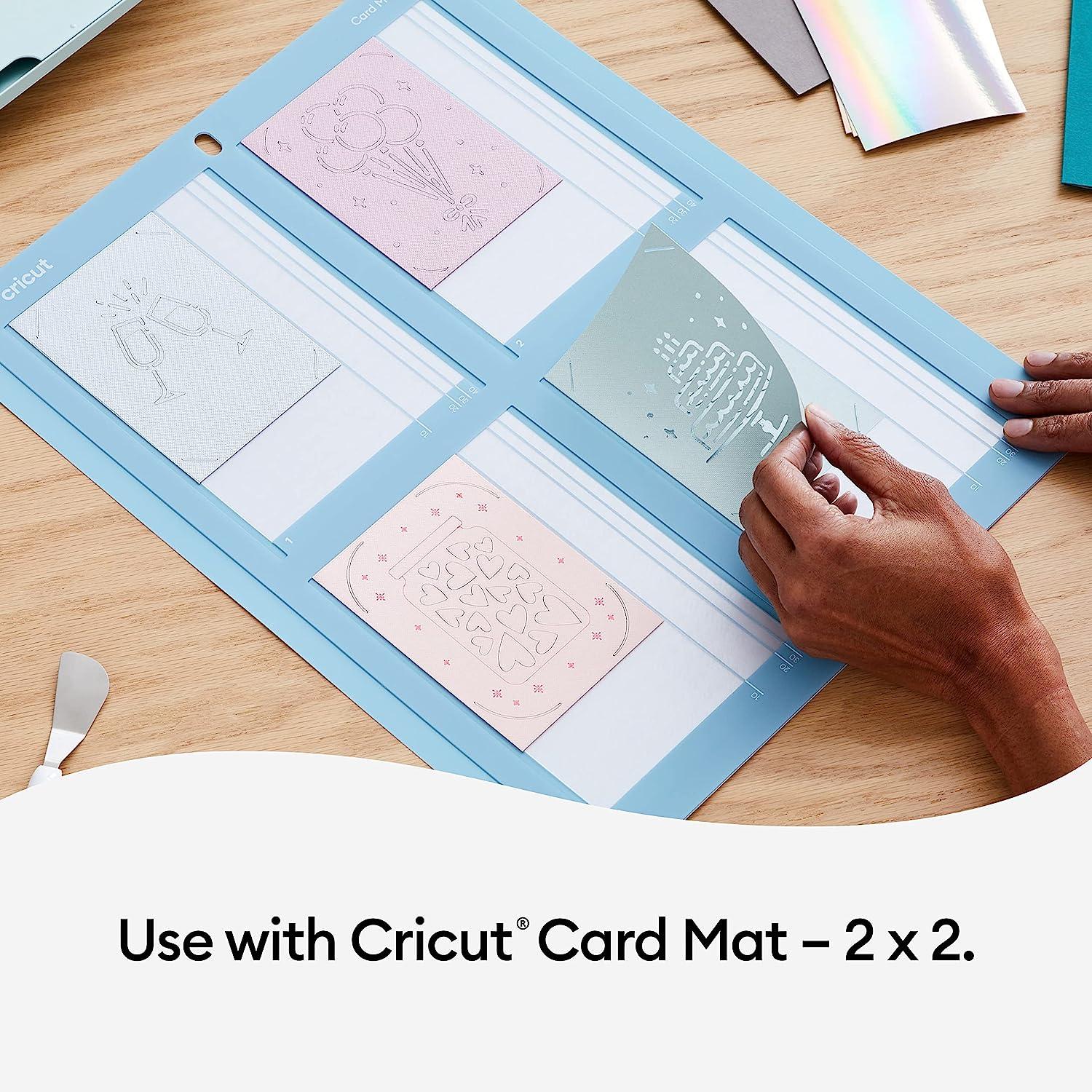 How to use the Cricut Card Mat 2 x 2, Cricut 2 x 2 card mat