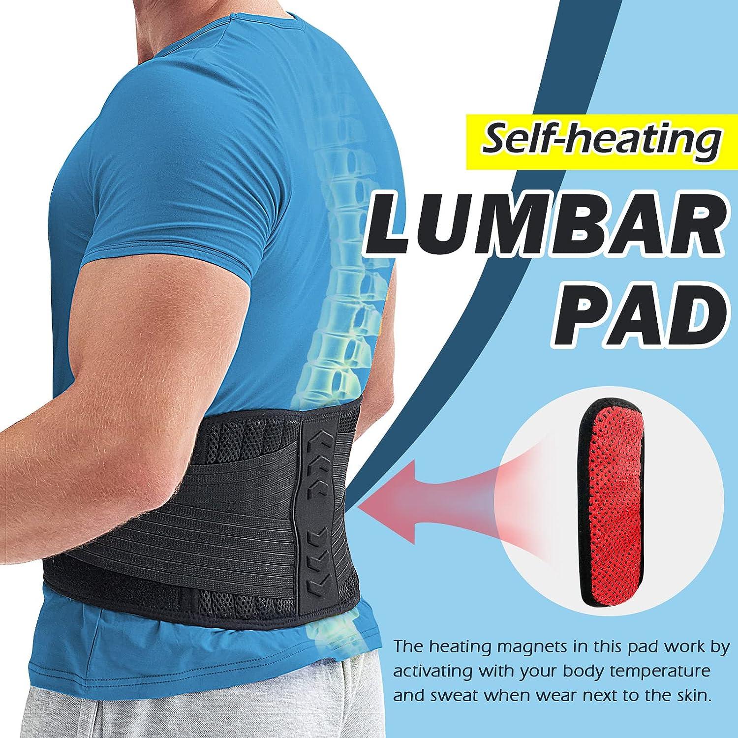Self heating Back Support Pain Relief Lower Lumbar Brace Waist