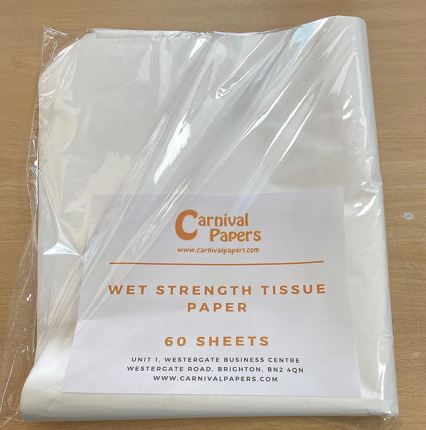 Custom fancy wet tissue paper