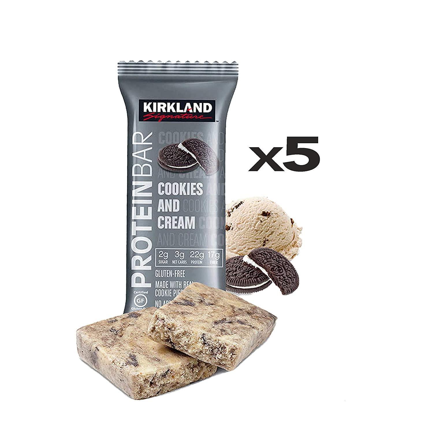 Kirkland Signature Protein Bars Chocolate Brownie 2.12 oz, 20-count :  Health & Household 