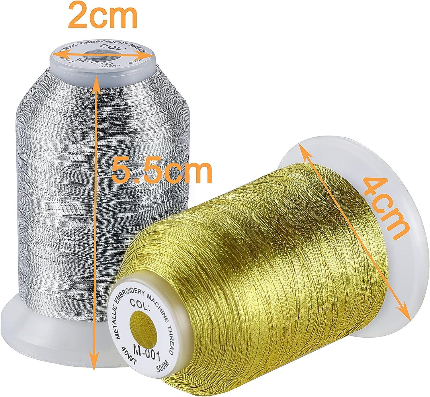 New Brothread 50 Colors Variegated Polyester Embroidery Machine Thread Kit  500M