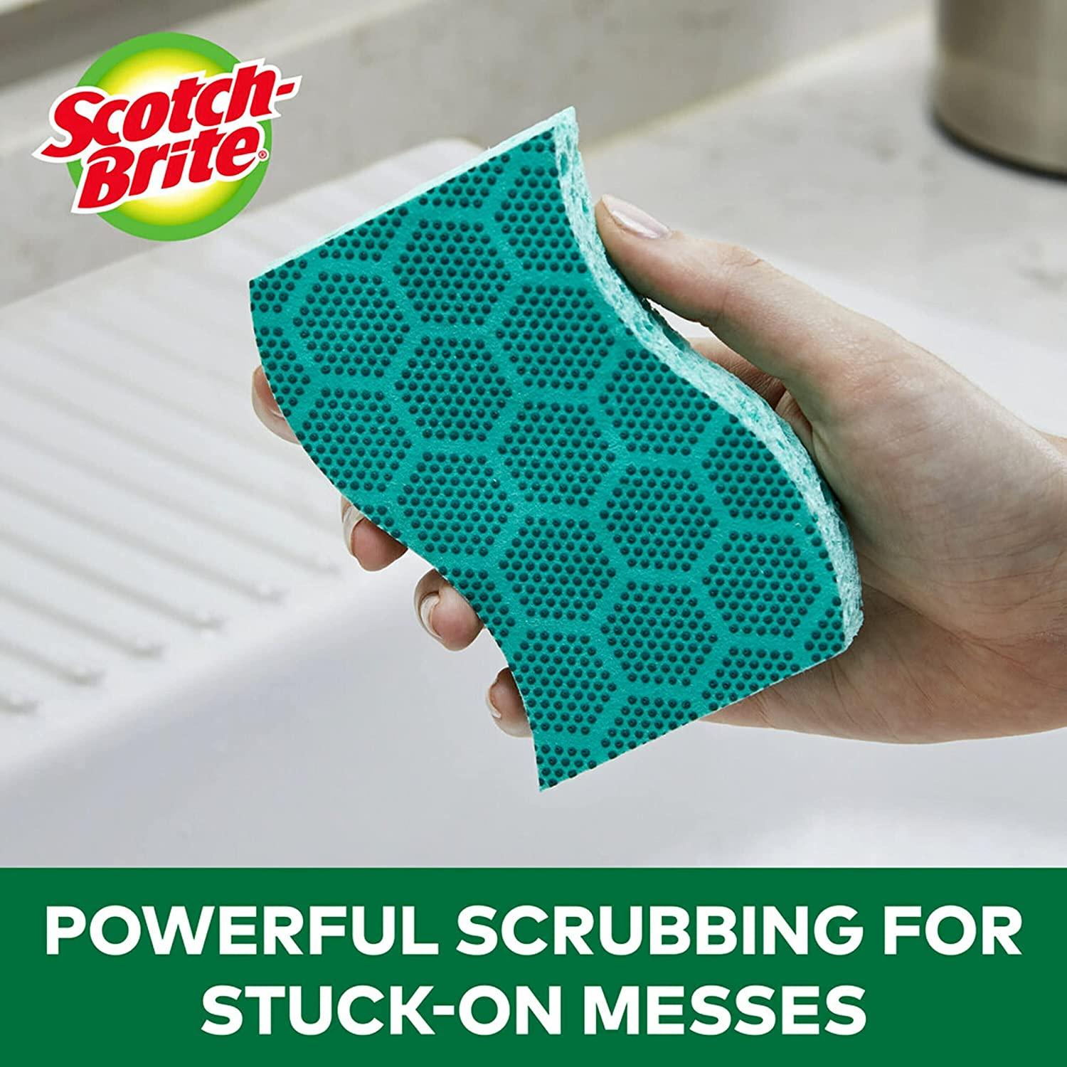 Scotch-Brite Heavy Duty Scrub Sponges, For Washing Dishes and