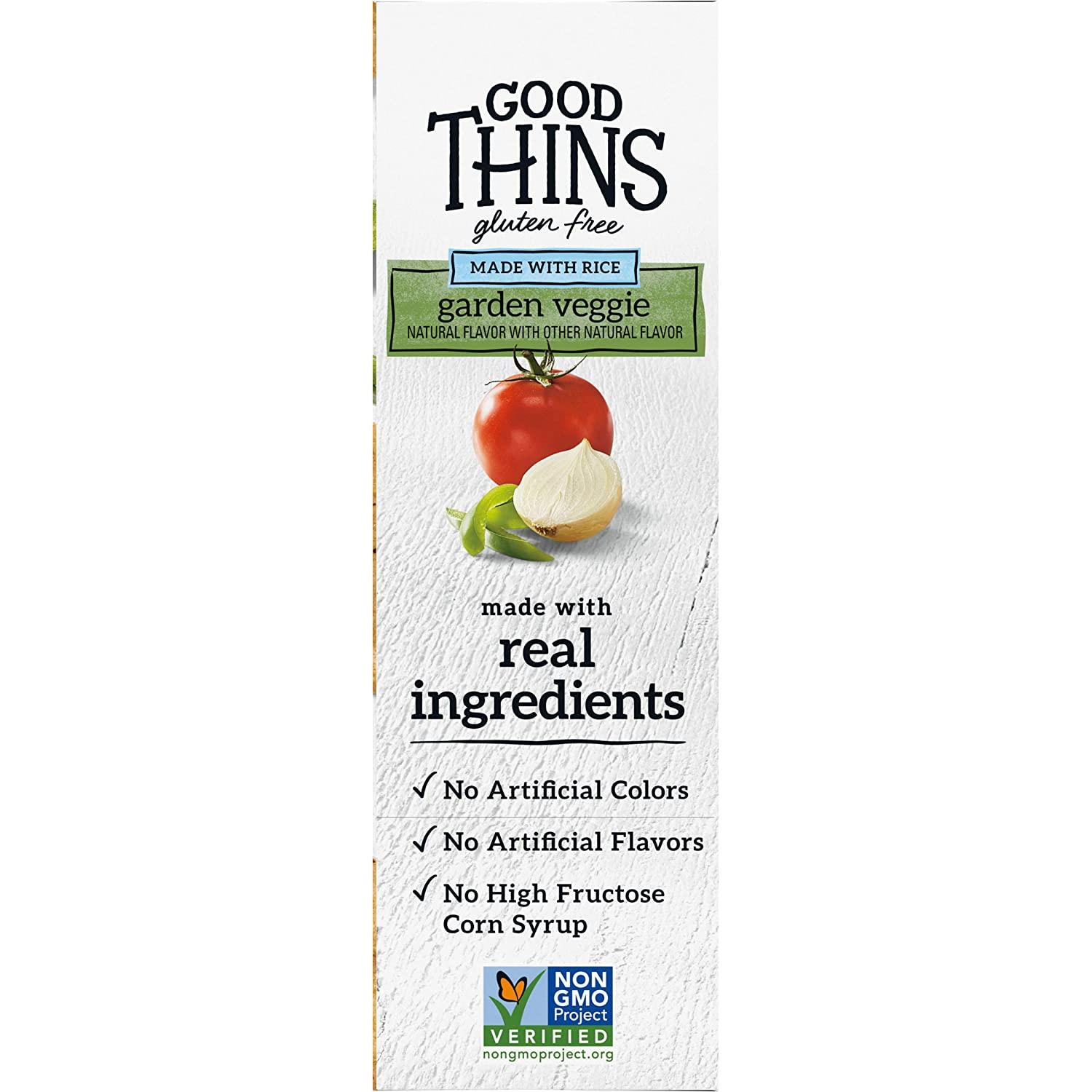Good Thins Garden Veggie Good Thins Rice Snacks - Gluten Free Reviews