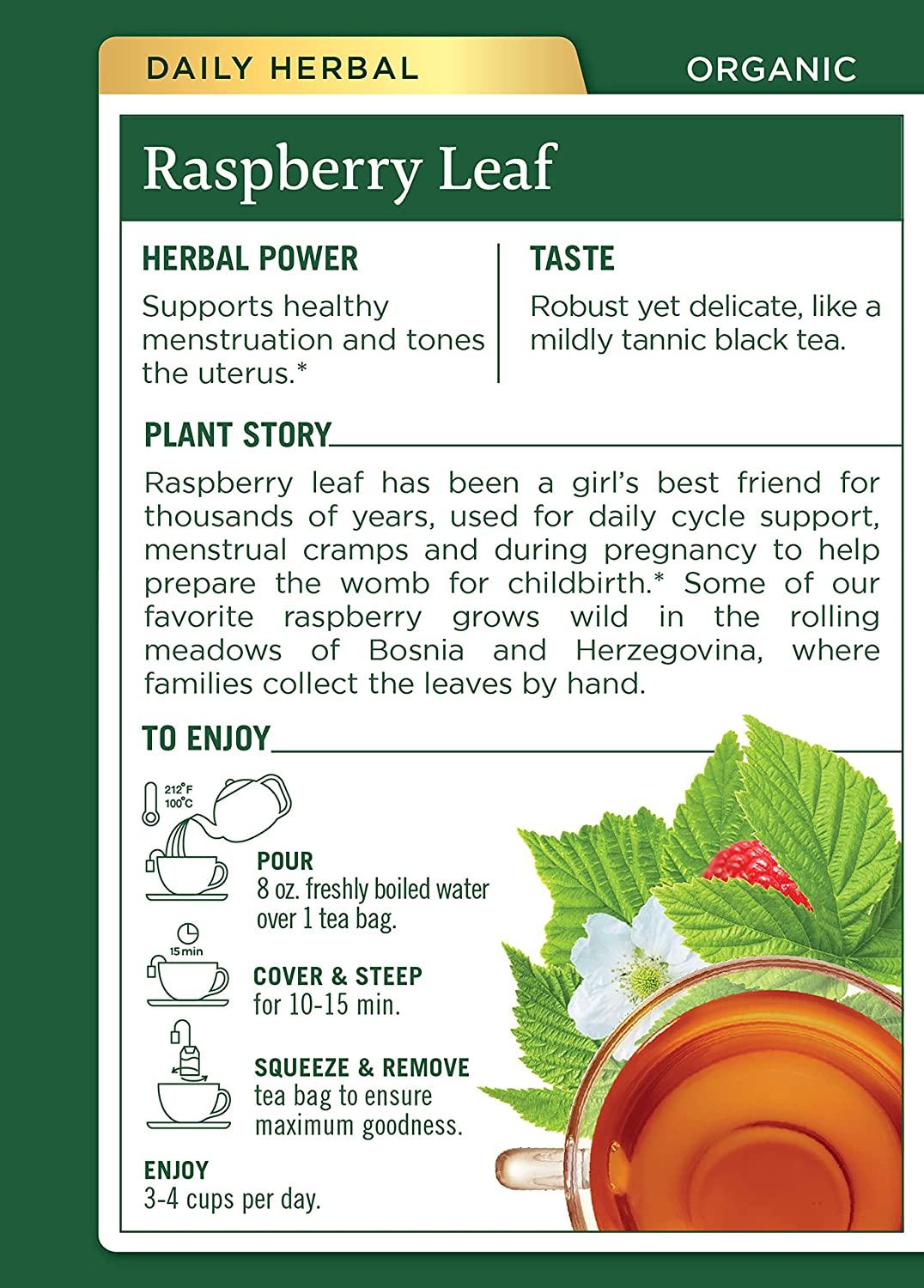 red raspberry leaf tea