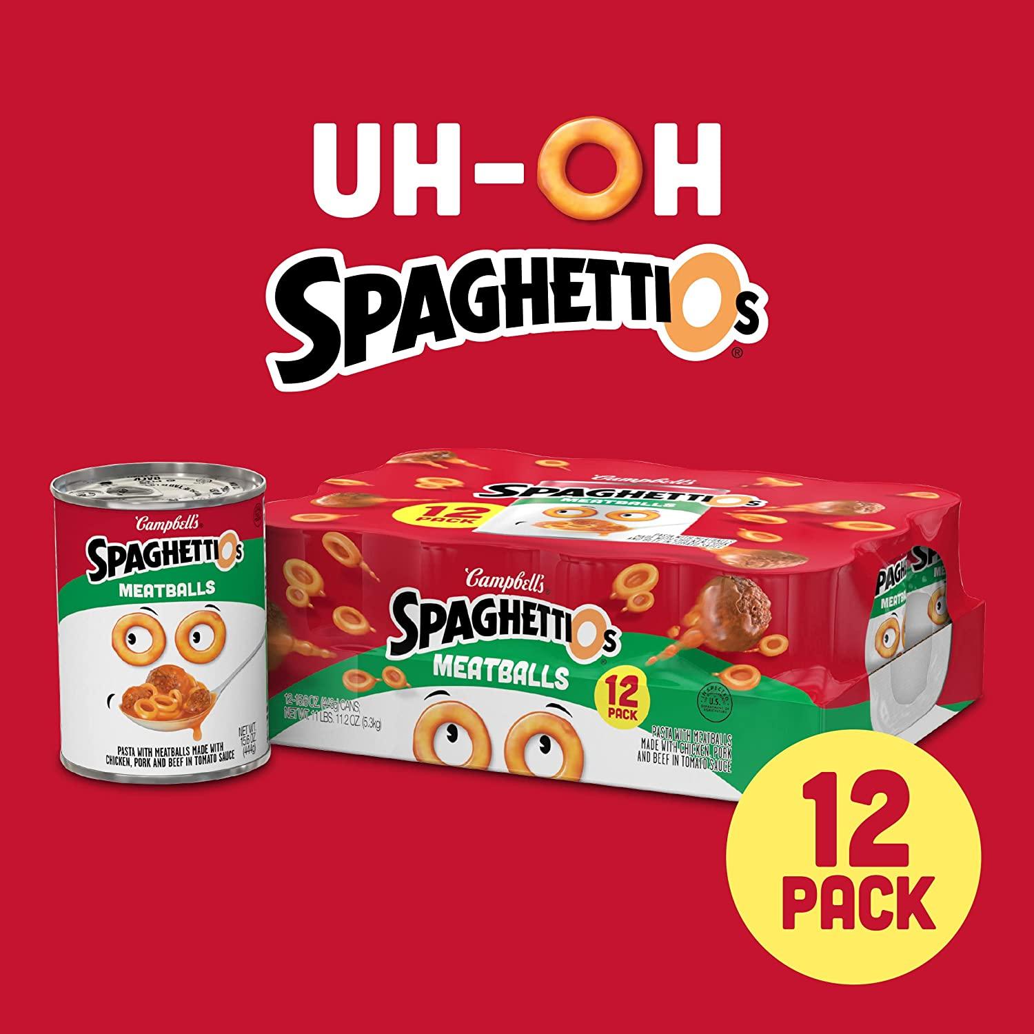 Campbell's SpaghettiO's with Sliced Franks 15.6oz Can
