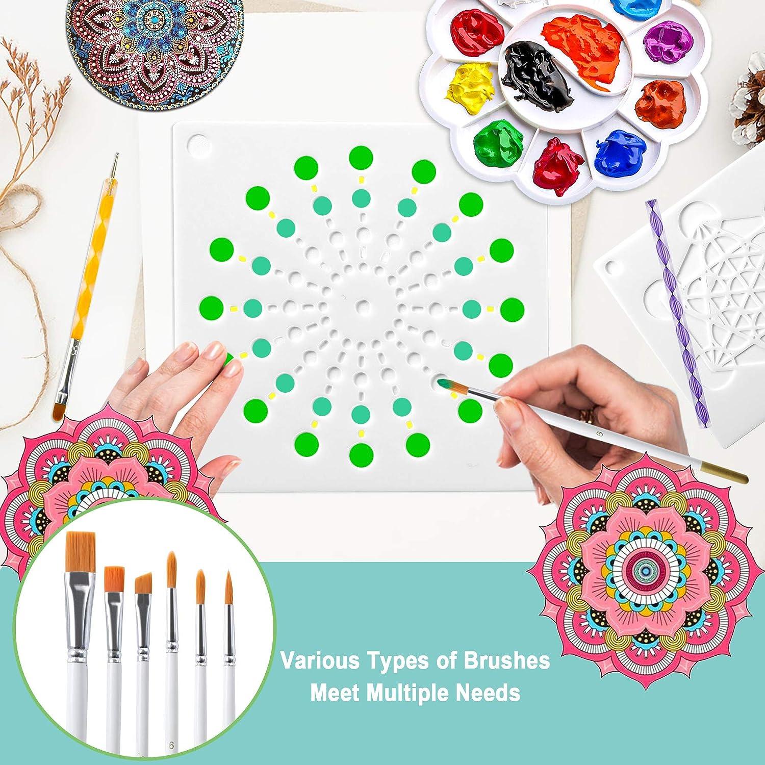 25 Pieces, Dotting Tools For Painting Mandalas Set For Rocks Fabric Wall  Nail Art Painting Coloring Drawing