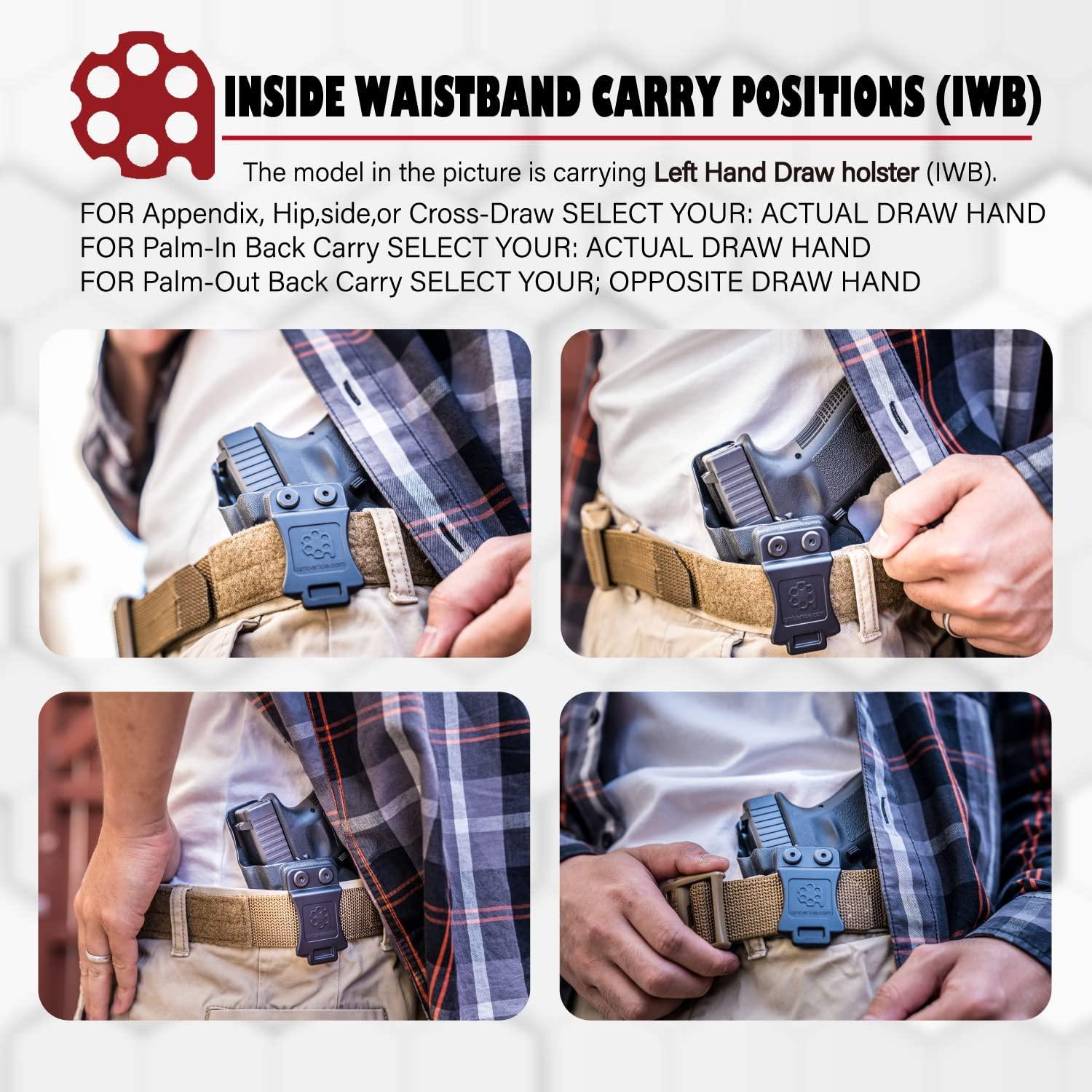 Quick Ship - Athletic Wear Inside The Waistband KYDEX Holster
