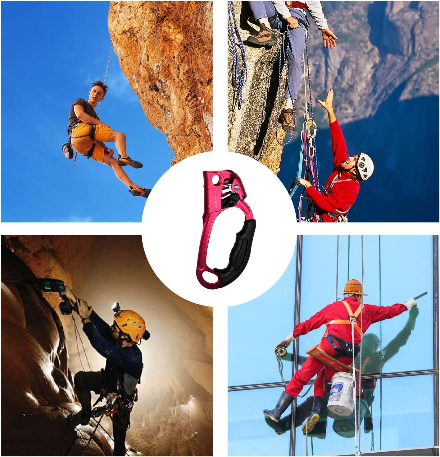 25KN Climbing Tree Caving Descender Rappelling Equipment for Ropes