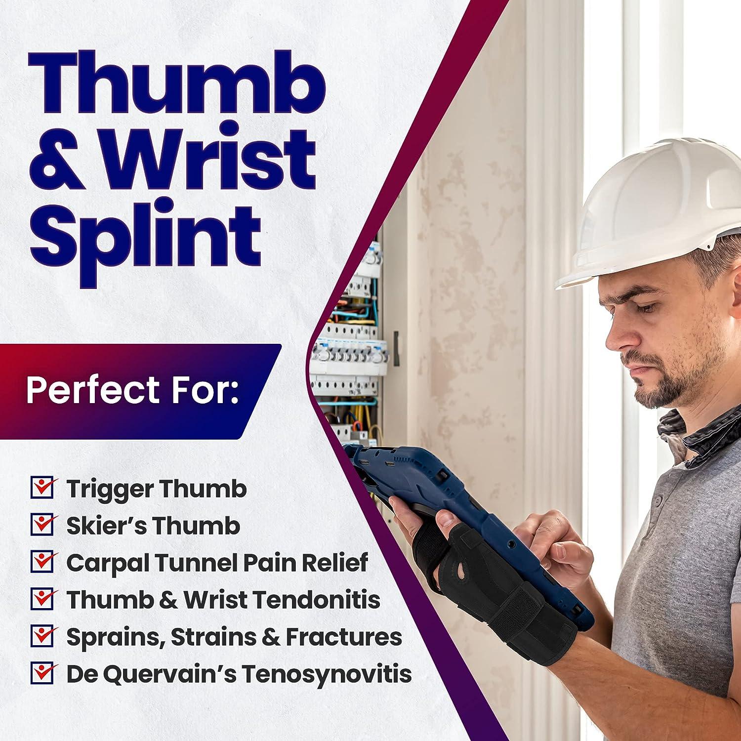 Carpal Tunnel Brace Wrist Splint - Longer for Extra Forearm