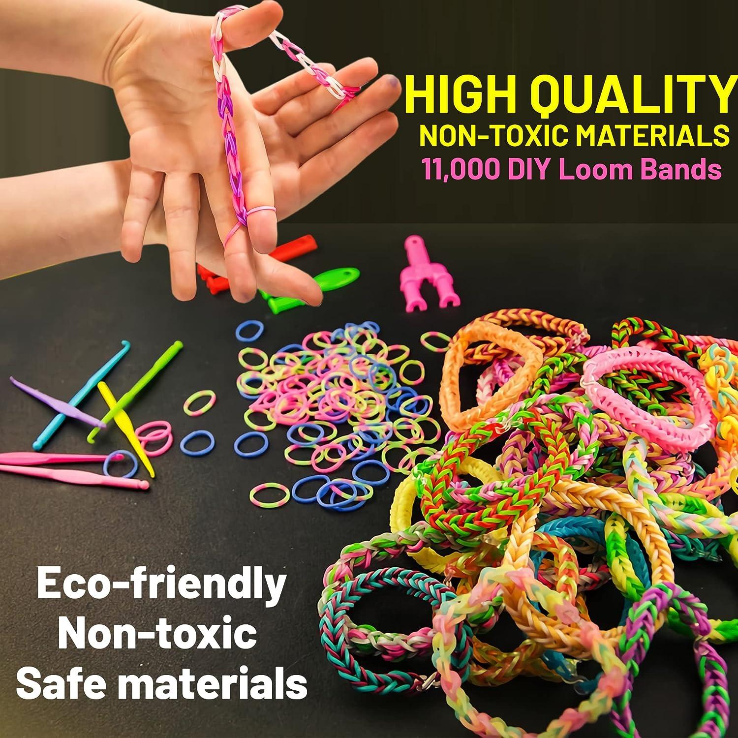11,900+ Rubber Band Bracelet Refill Kit - 11,000 Premium Loom