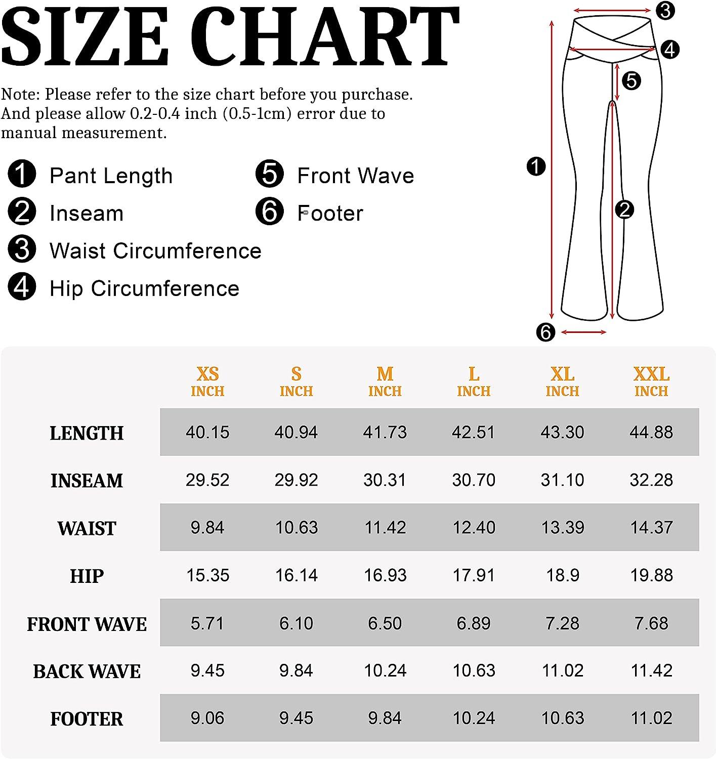 HEGALY Women's Flare Yoga Pants - Crossover Flare Leggings High