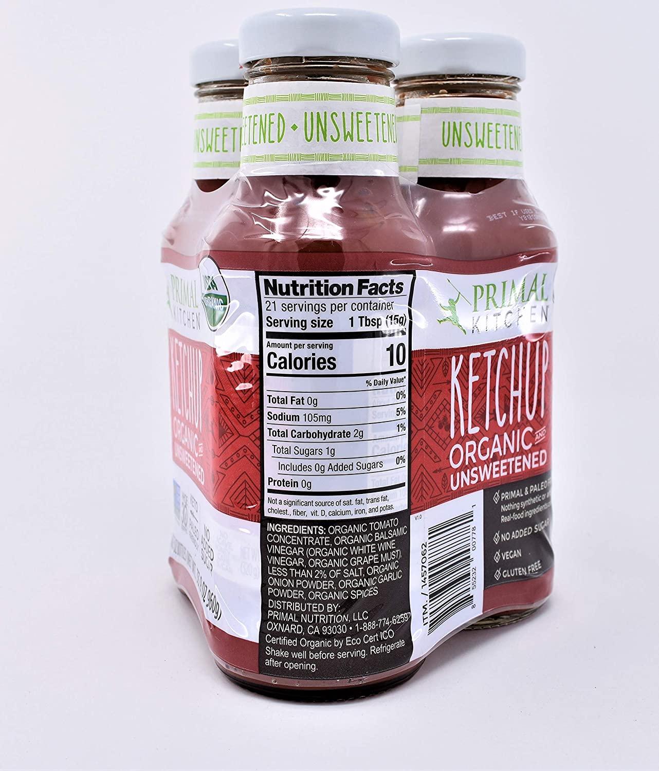 Buy Primal Kitchen Ketchup Unsweetened Organic, 11.3 Oz Online