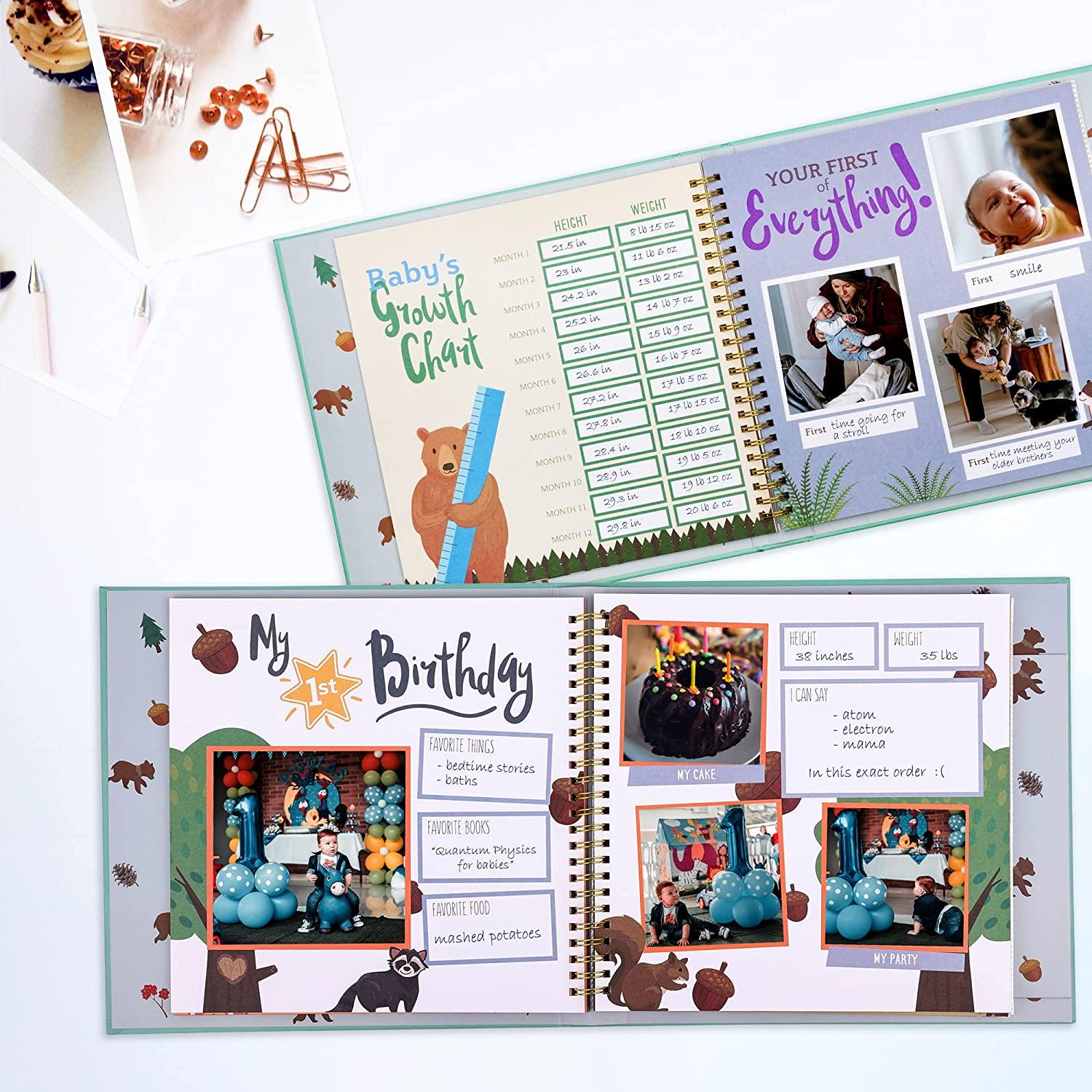 Story of Us: Square Scrapbook Photo Album for Polaroid Photos with Writing  Space