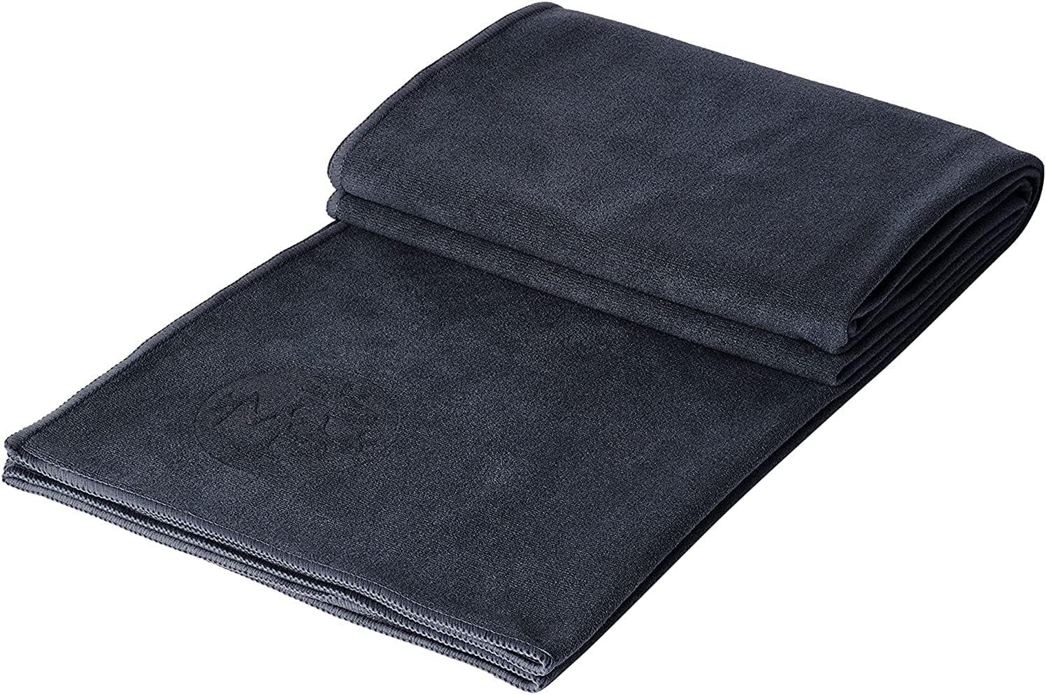 Manduka eQua Yoga Mat Towel, Gray