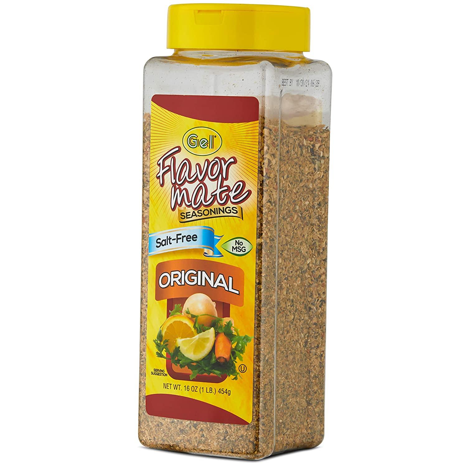 Flavor Mate No Msg Salt Free Seasoning 16 Oz Club Size Original