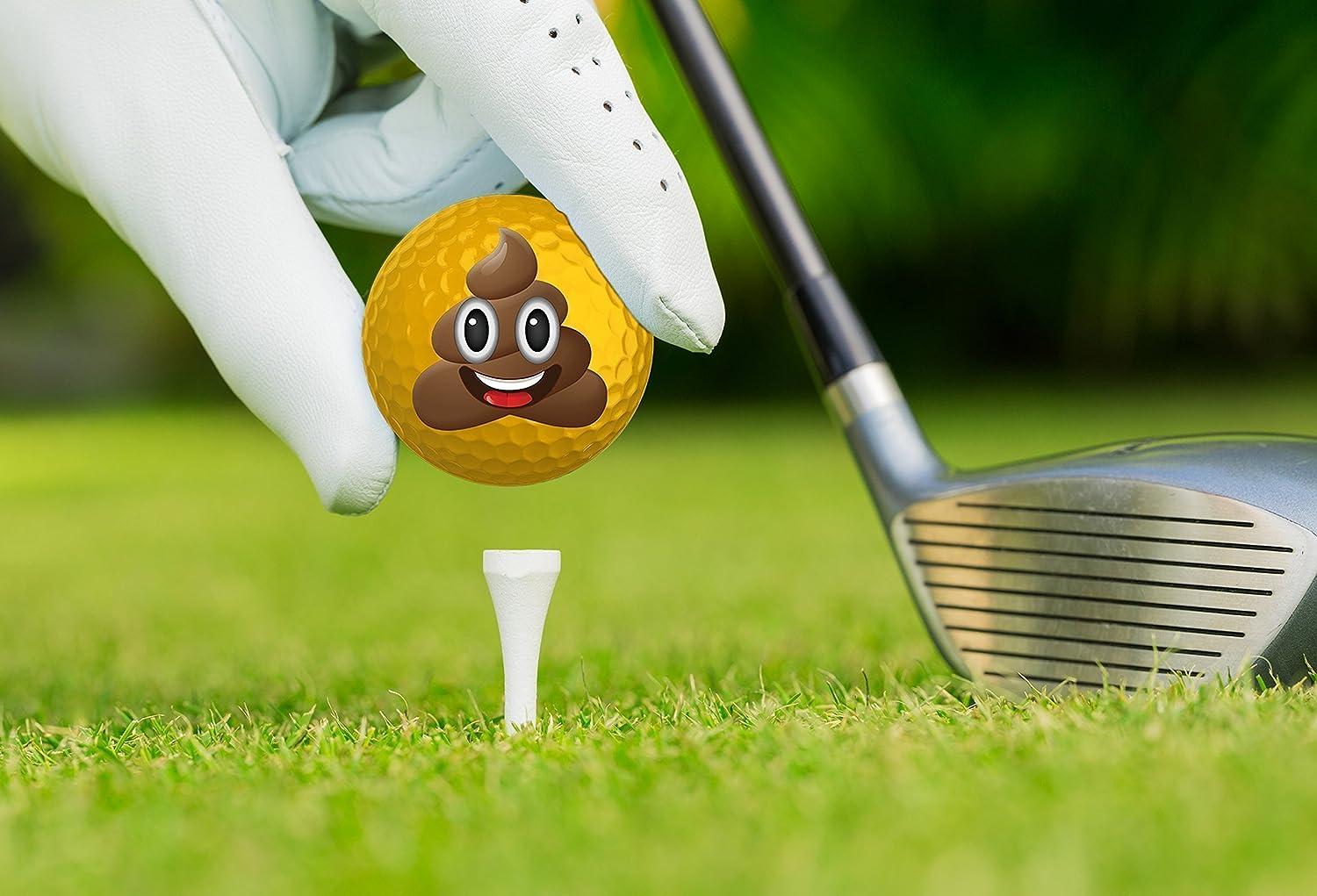 Oji-Emoji Premium Emoji Golf Balls, Unique Professional Practice