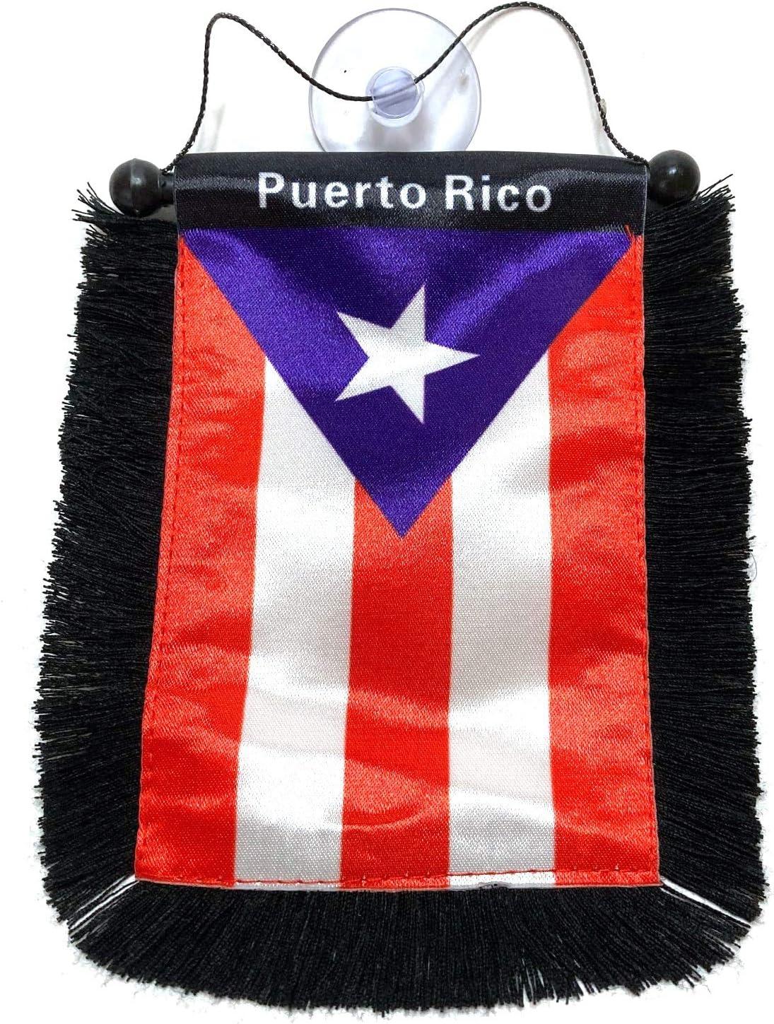 Black Puerto Rico Flag Durag