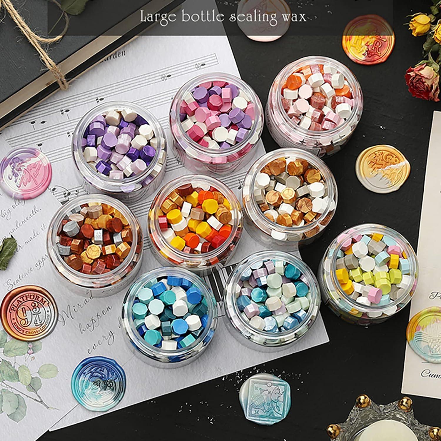 Multicolor Wax Seal Beads, Mixed Color Sealing Wax Beads for Wax