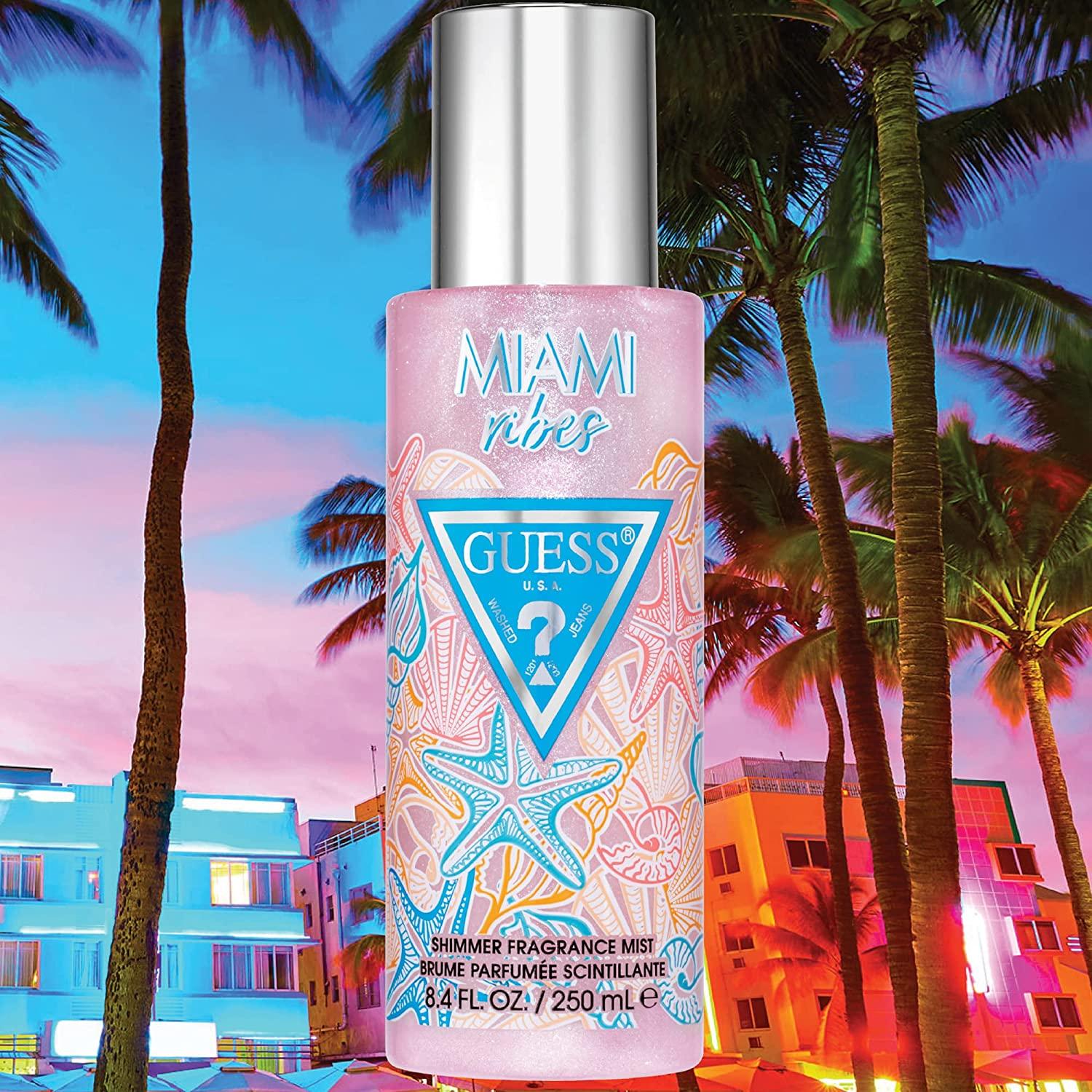 GUESS Destination Miami Vibes Shimmer Body Mist Spray, 8.4 Fl Oz