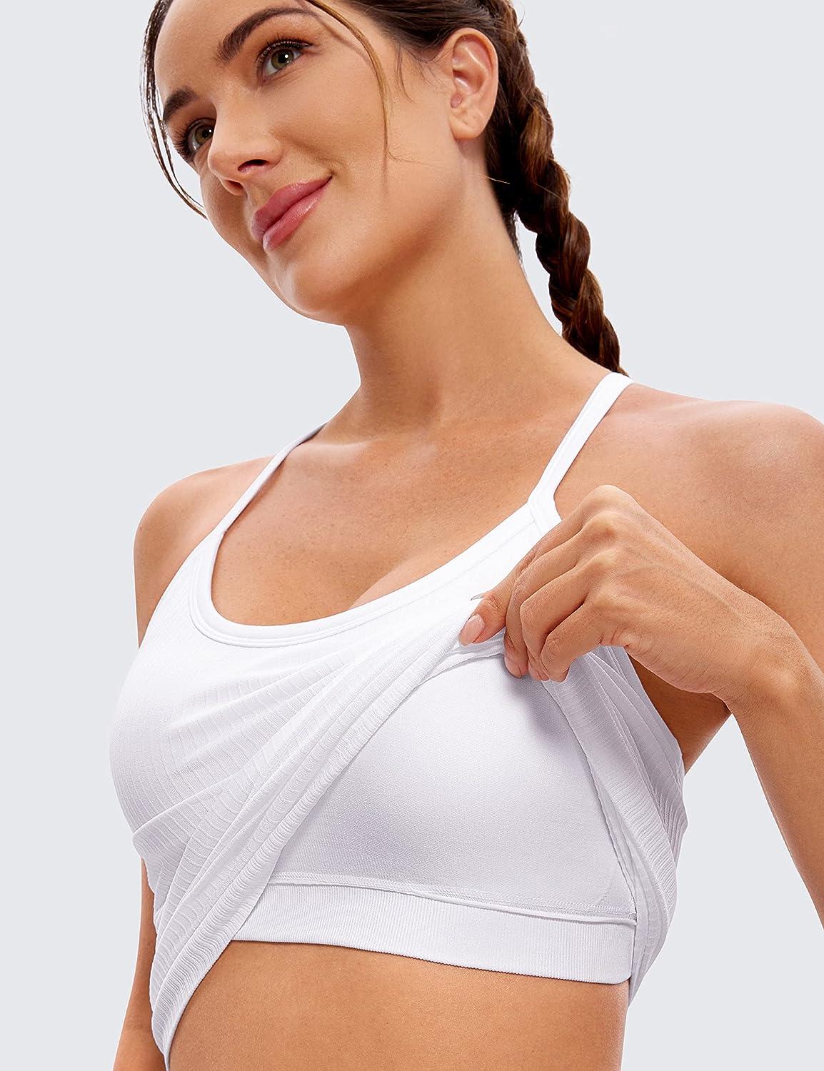 Workout Tank Tops for Women with Built in Bra Athletic Camisole