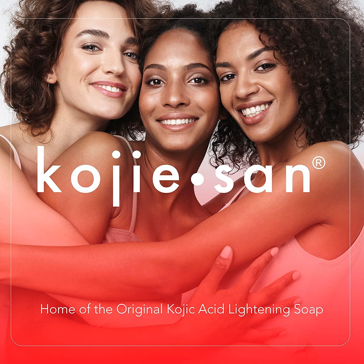 Kojie San Skin Brightening Soap – Original Kojic Acid Soap that Reduces  Dark Spots, Hyperpigmentation, and Other types of Skin Damage – 135g x 1 Bar