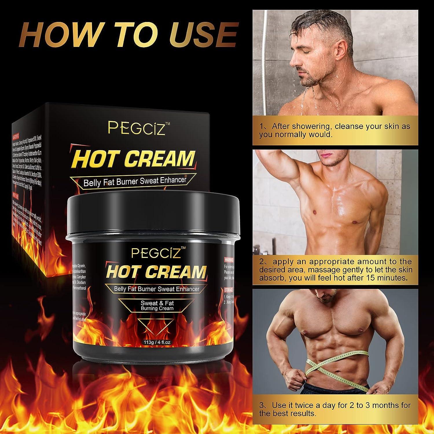 Hot Sweat Cream Fat Burning Cream for Belly Natural Weight Loss Cream  Weight Loss Workout Enhancer for Women and Men Cellulite Treatment for  Thighs Legs Abdomen Arms and Buttocks