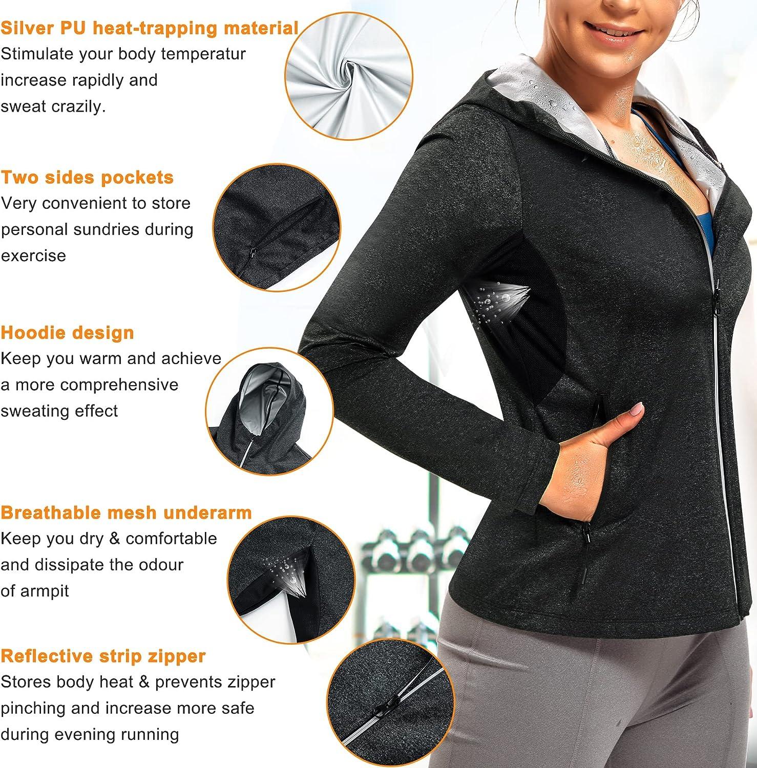 AGILONG Sauna Suit for Women Weight Loss Slimming Body