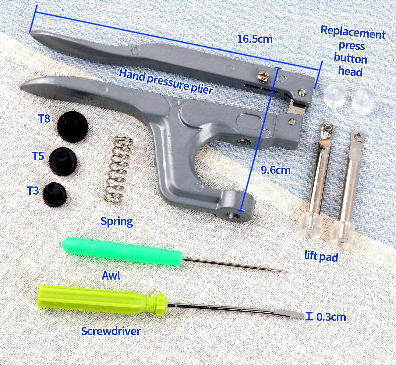 KAM Plastic Snap Pliers And Awl for Installing/Setting KAM Resin
