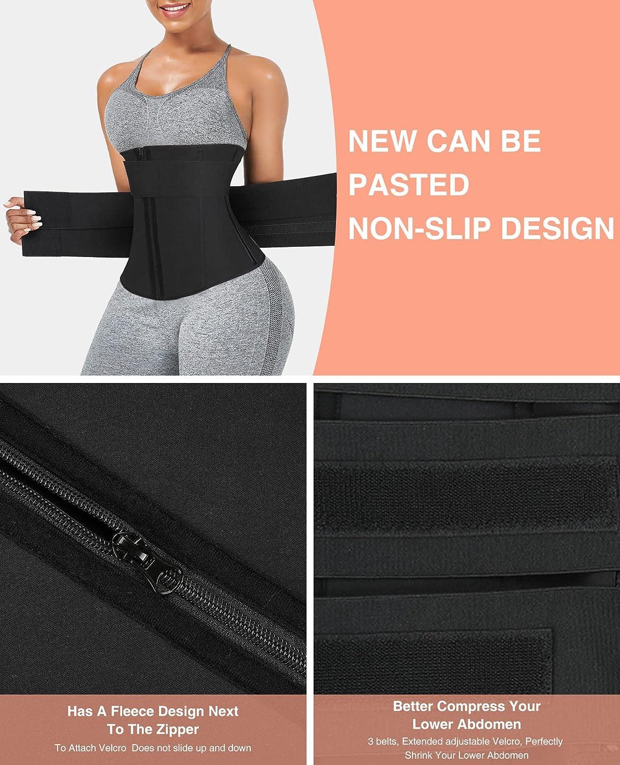 Waist Trainer Body Shaper Modelling Strap Slimming Belt Girdle Shapewear  Shape Latex Corset Trimmer Women Tummy (Color : Black, Size : XXXL) :  : Clothing, Shoes & Accessories