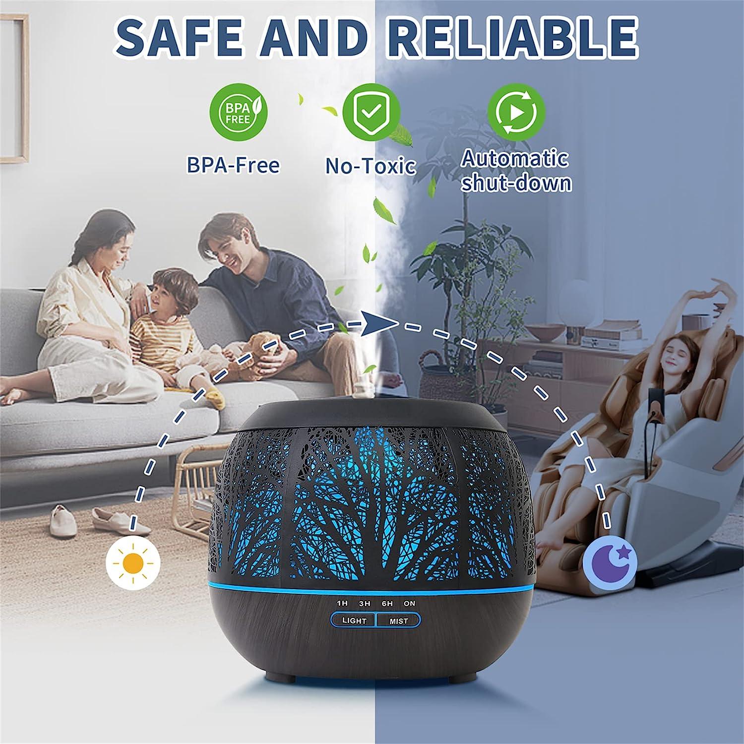 Essential Oil Diffuser Aromatherapy Humidifier: Air Mist Vaporizer