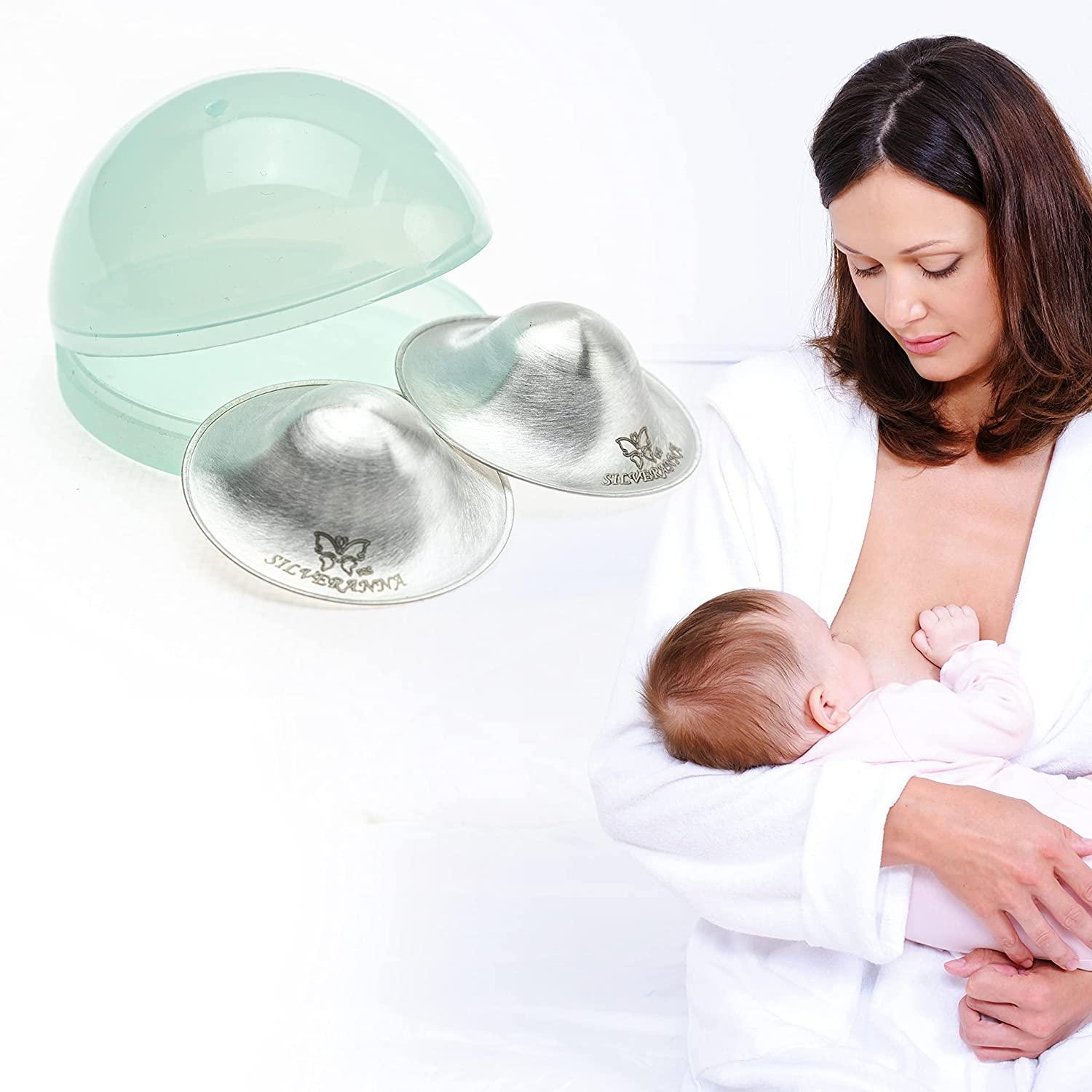 Original Silver Nursing Cups, RUVALINO® Breastfeeding Essentials