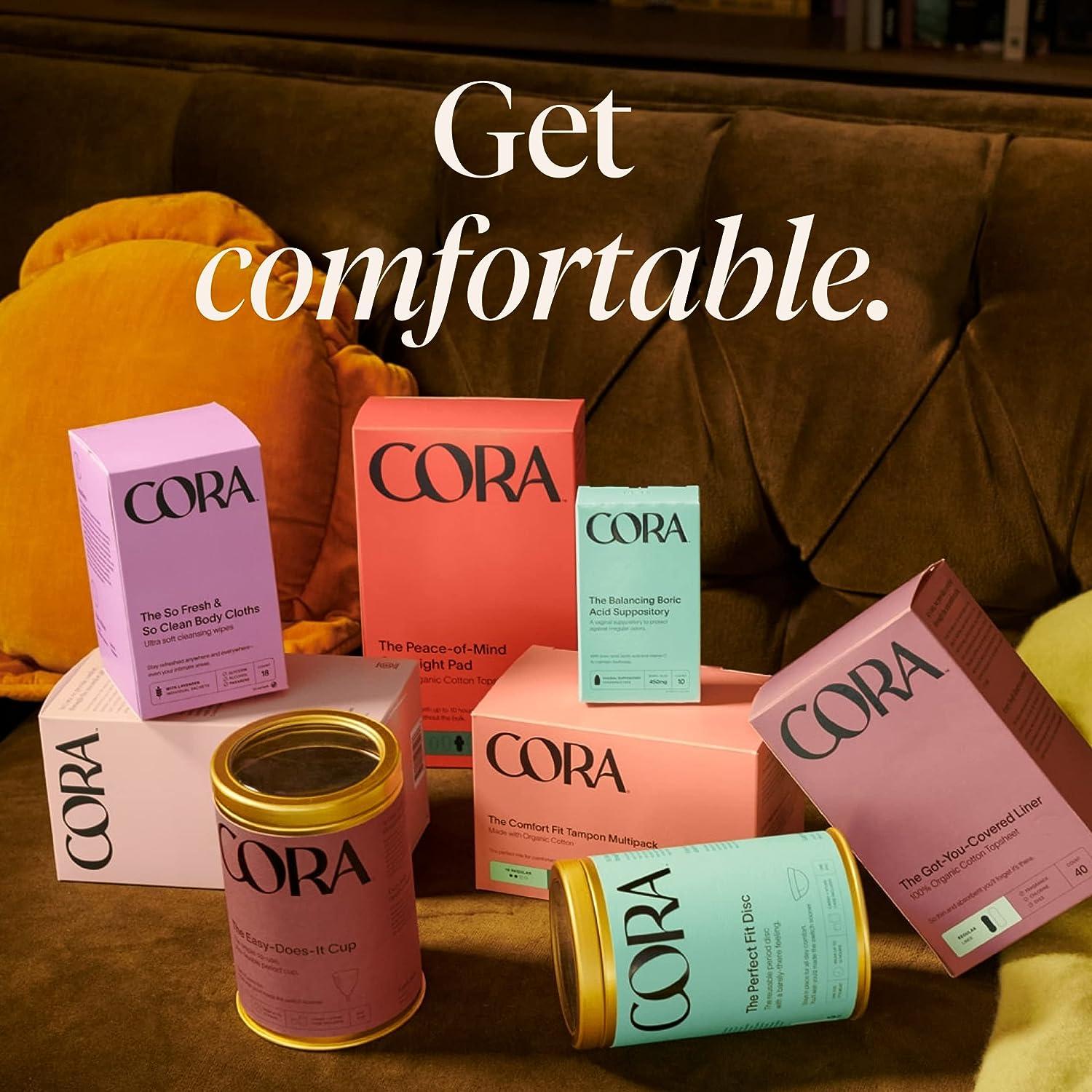 Cora Organic Tampons: Light, Feminine Hygiene