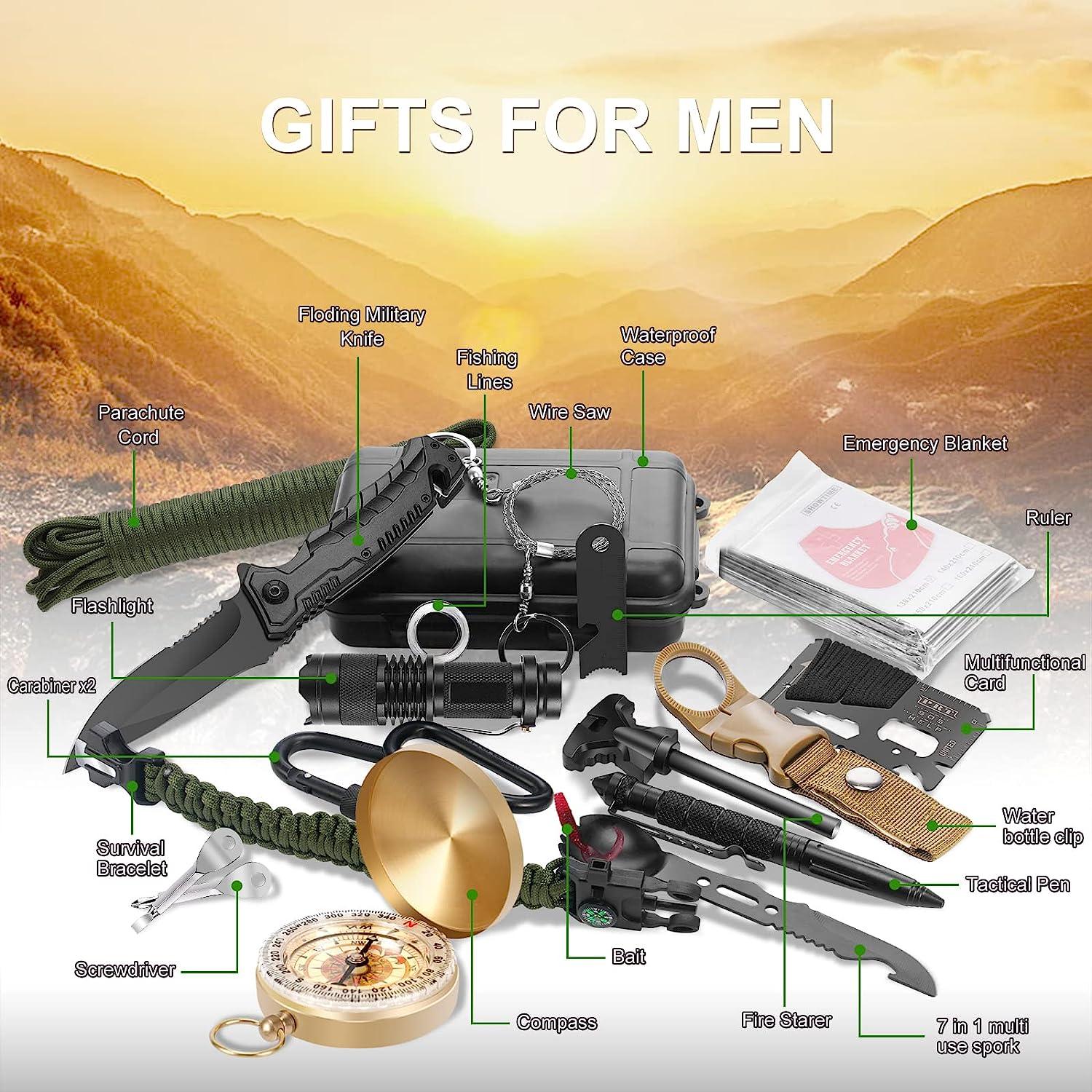 Tactical Outdoor Camping Survival Gear Kit Hunting Emergency SOS