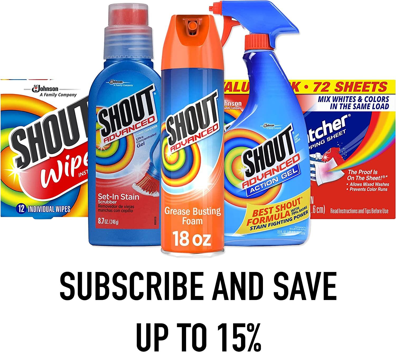 Shout Stain Remover Wipes