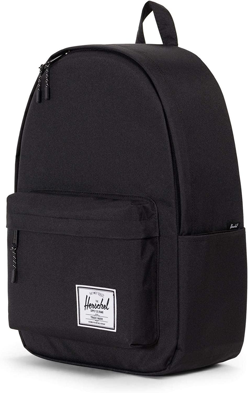 Herschel Classic Backpack, Black, XL 30.0L XL 30.0L Black