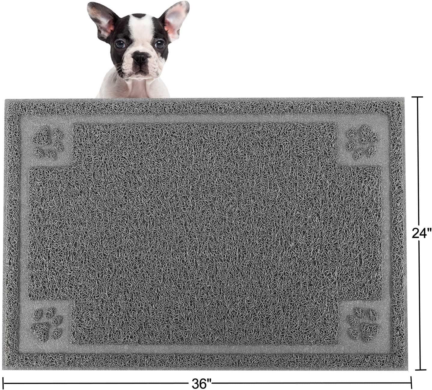 Dog Food Mat - Dog Feeding Mats for Food and Water - 36 X 24