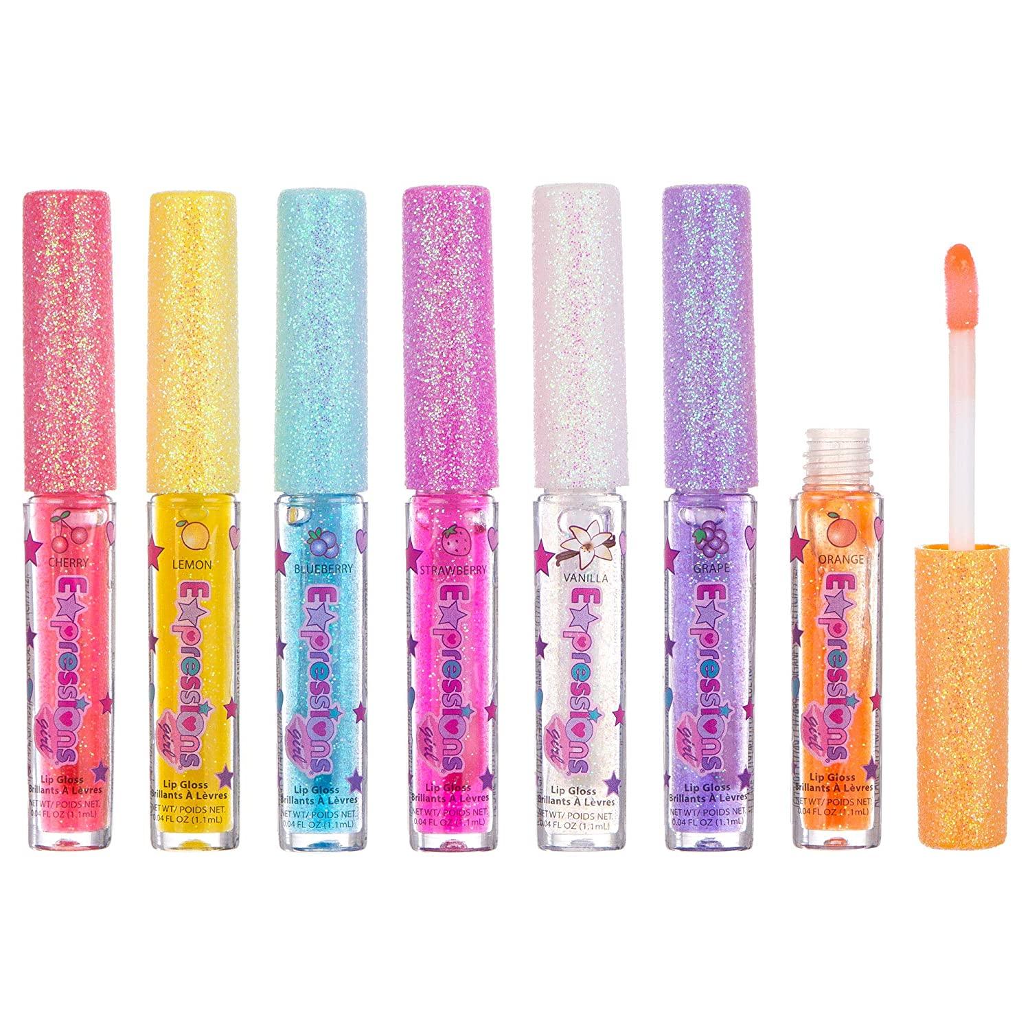 Mebtmel Cute Lip Gloss for Kids, 8PCS Glitter Girls Lip Gloss Set with –  TweezerCo
