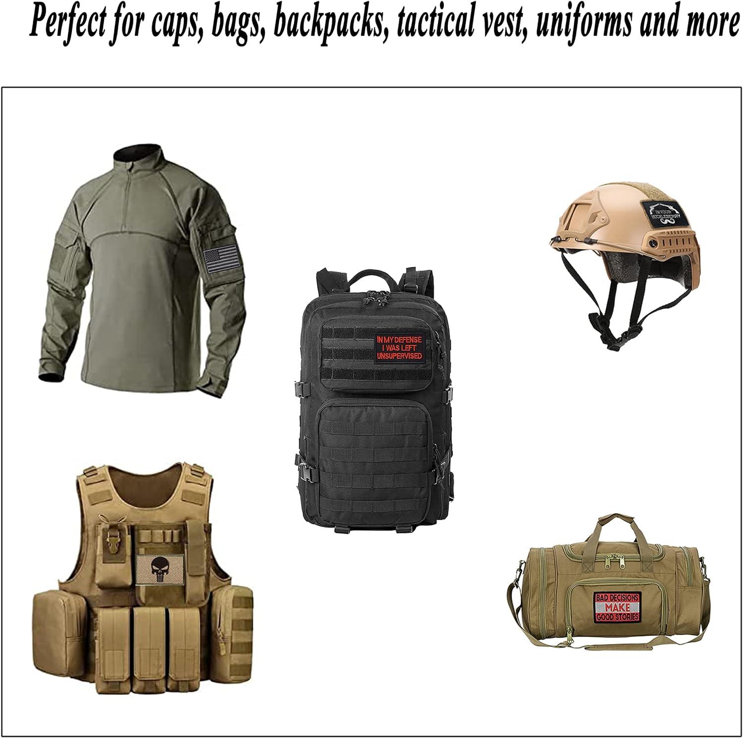 Military Velcro Patches Backpacks, Military Patches Jackets
