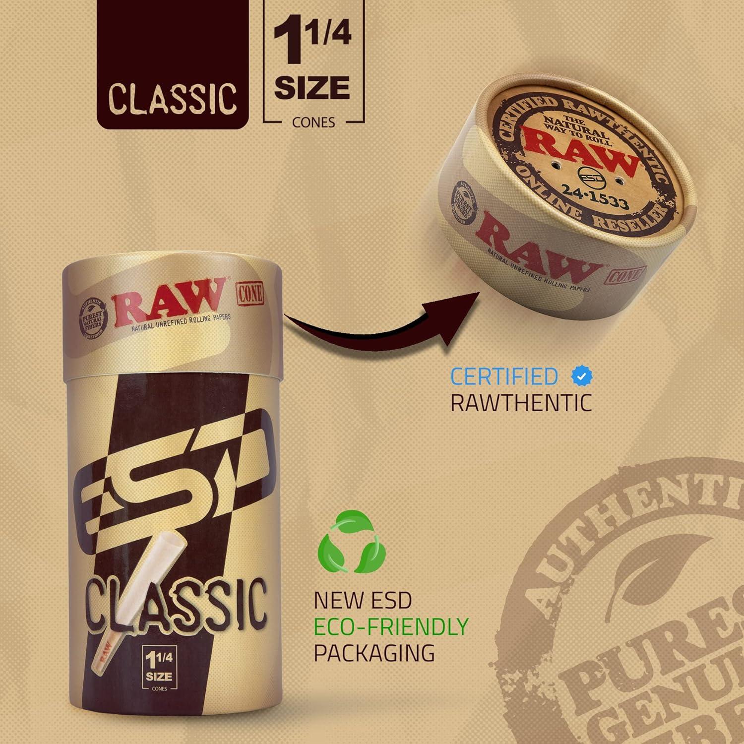 RAW Black Classic Tips - ESD Official