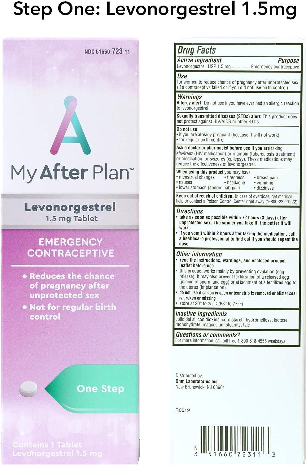 Plan B One-Step Emergency Contraceptive, 1.5 Mg 1 Egypt