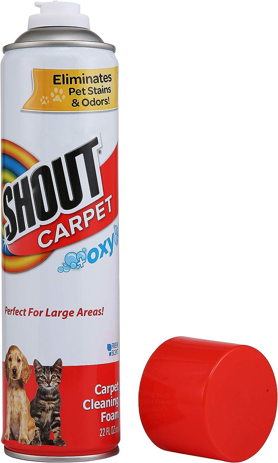 Shout Carpet Cleaning Spray with Oxy for Pet Stains and Odors, 32 fl. oz.