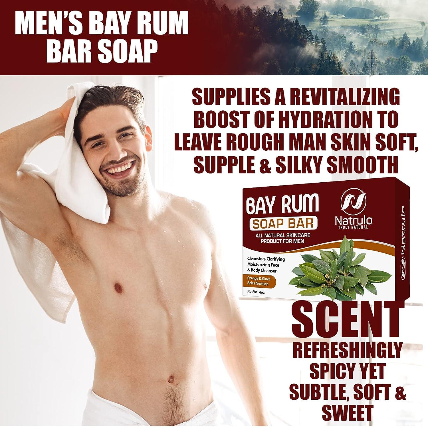 St. John Bay Rum Soap Bar | USA Made, Triple-milled Mens Soap Bar |  Hydrating Bar Soap for Men with …See more St. John Bay Rum Soap Bar | USA  Made