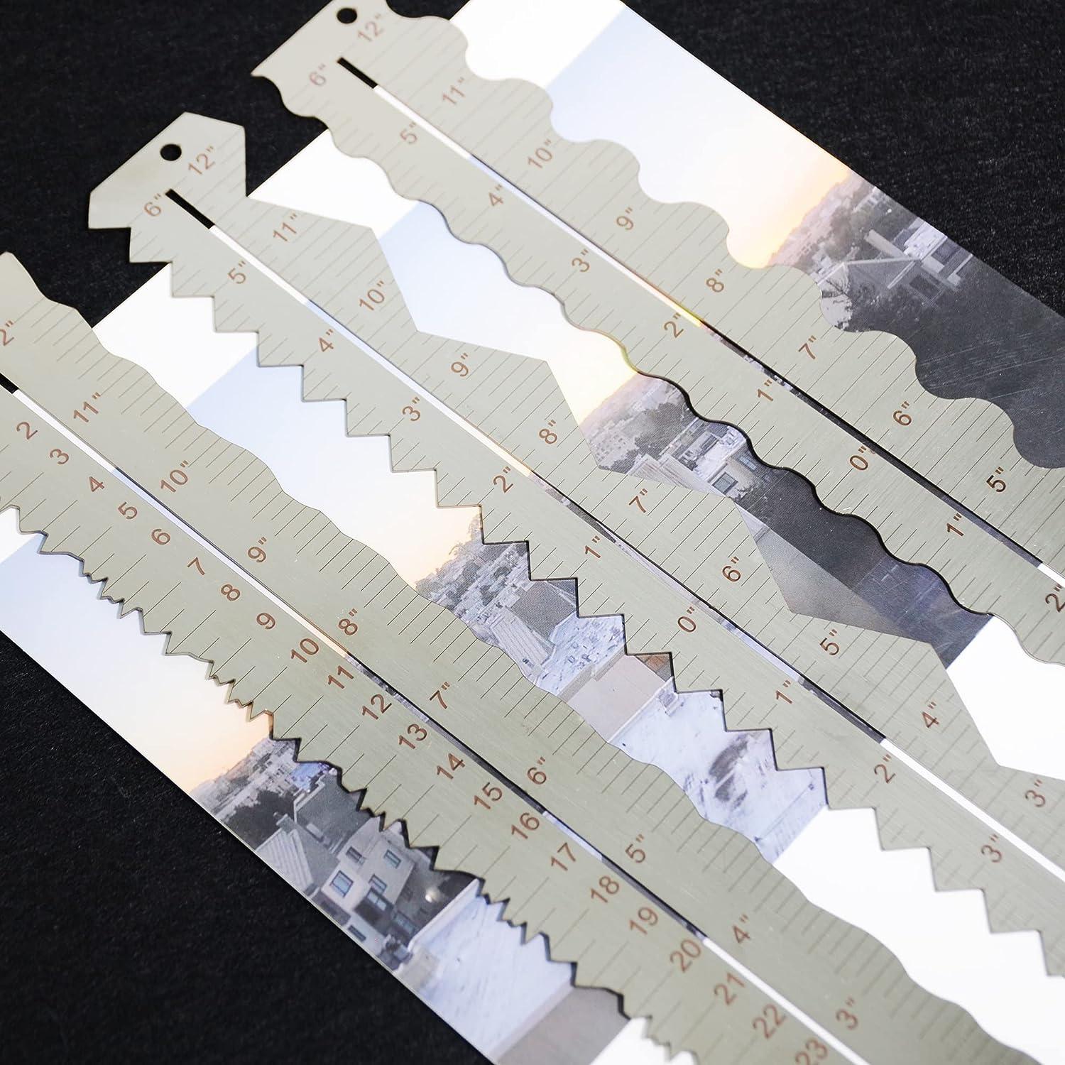 Deckled Edge Ruler Metal Cutting Dies 3 Styles MD618 