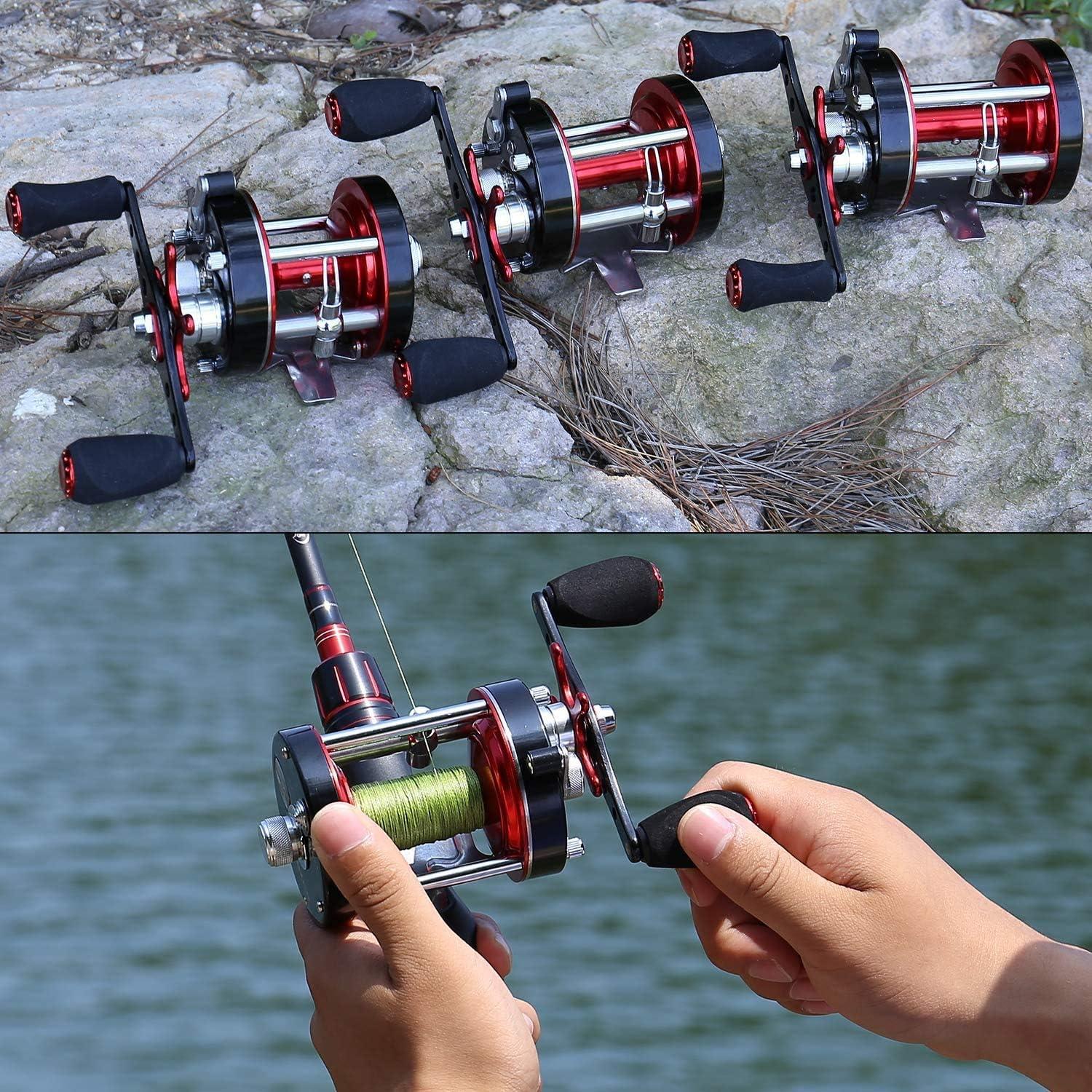  Strong Trolling Fishing Reel Saltwater Freshwater Bait Casting  Fishing Reels Right Hand Spinning Reel Trolling Reels : Sports & Outdoors