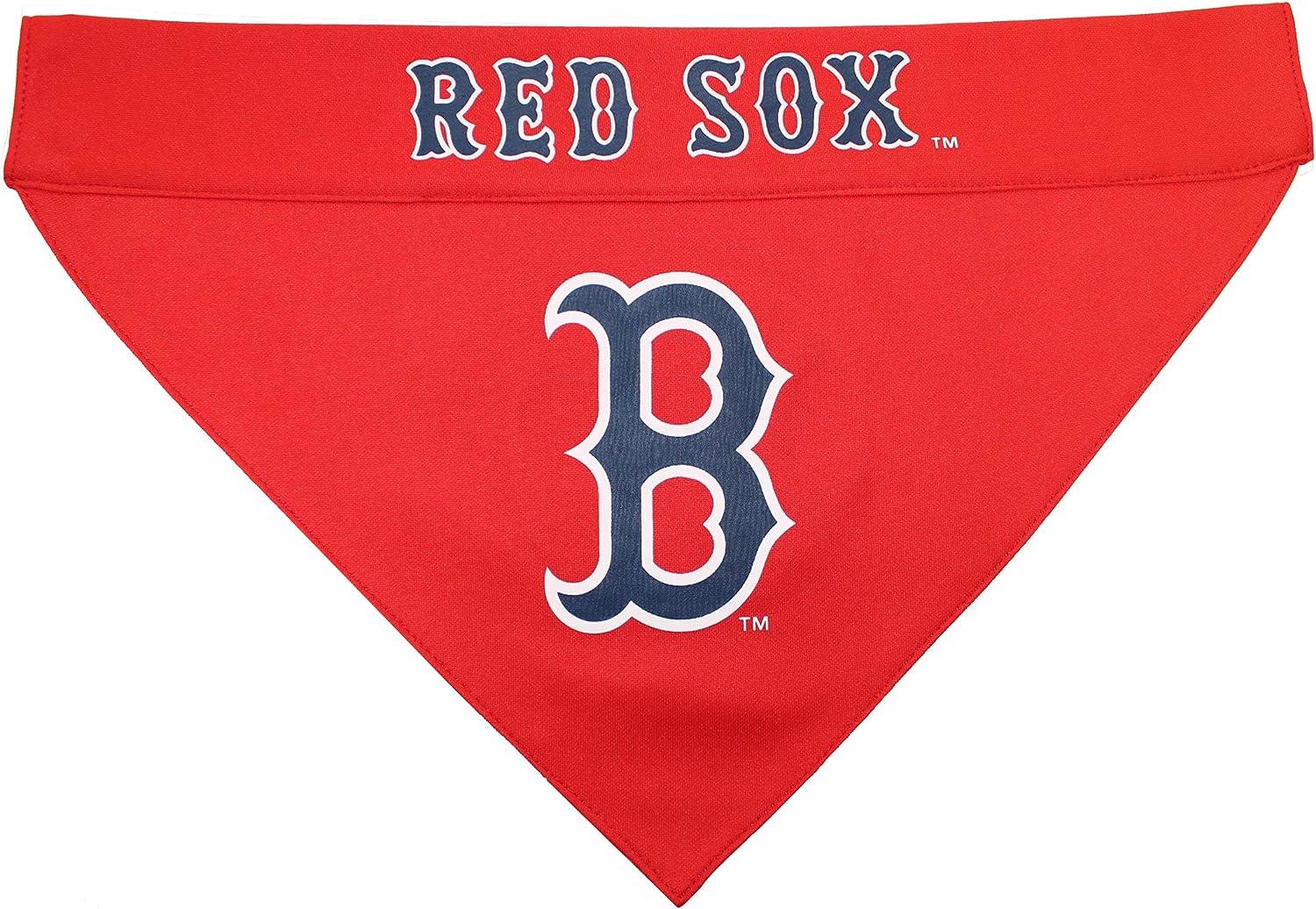 Pets First Boston Red Sox Reversible Dog Bandana