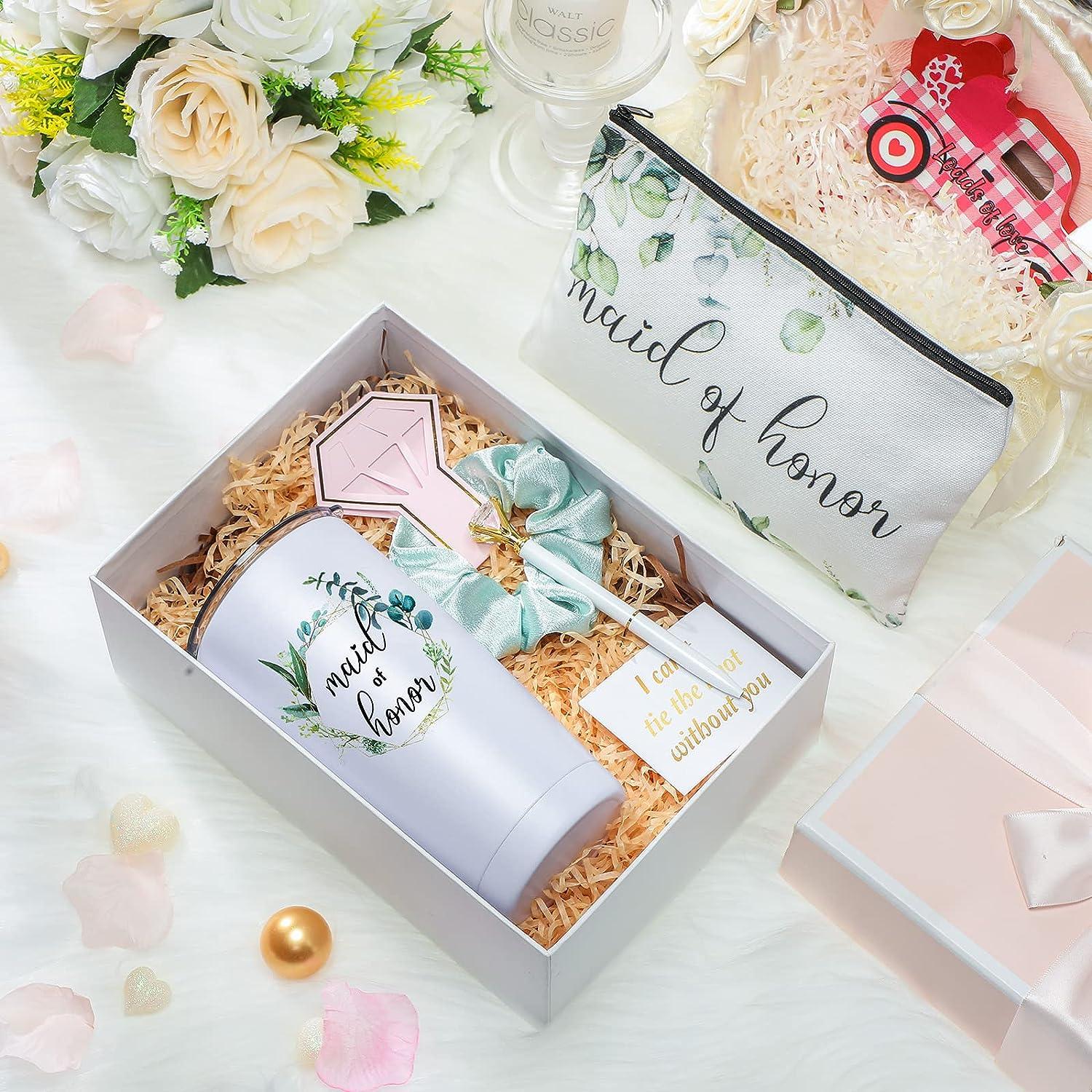 Amazon.com: HNSHAG Maid of Honor Proposal Gifts - Will You be My Maid of Honor  Gift Box - Bridesmaid Gifts for Wedding Bridal Party from Brides - Maid of  Honor Champagne Flutes
